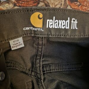 Carhartt Pants: Rugged Flex Rigby 102517 909 Men's Dark Coffee 5-Pocket Work Pan